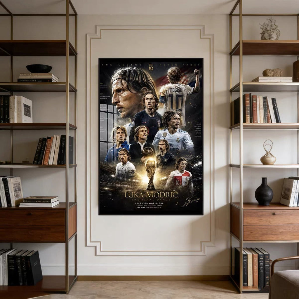 Luka Modrić Real Madrid & Croatia Wall Art, Series B