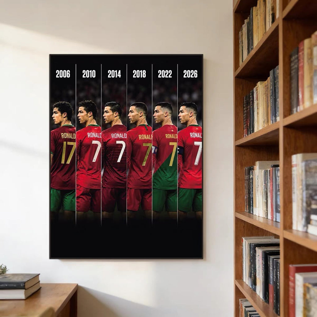 Cristiano Ronaldo Portugal 2026 World Cup Wall Art
