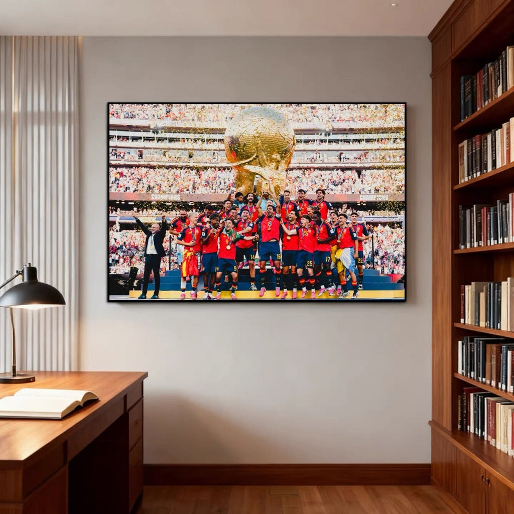 Spain 2026 World Cup Champions — Rodri & Lamine Yamal Wall Art