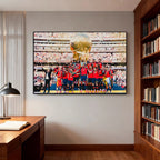 Spain 2026 World Cup Champions — Rodri & Lamine Yamal Wall Art
