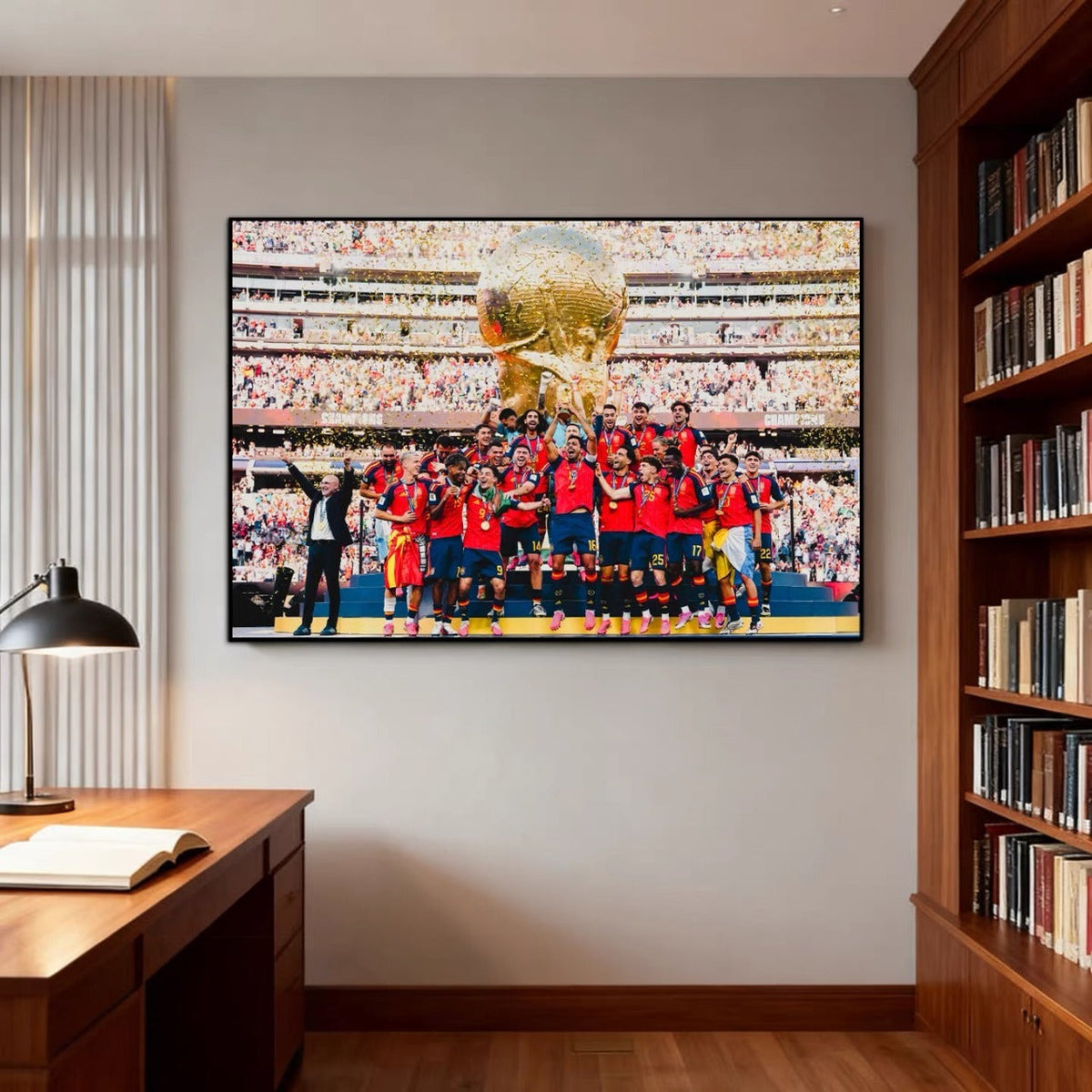 Spain 2026 World Cup Champions — Rodri & Lamine Yamal Wall Art