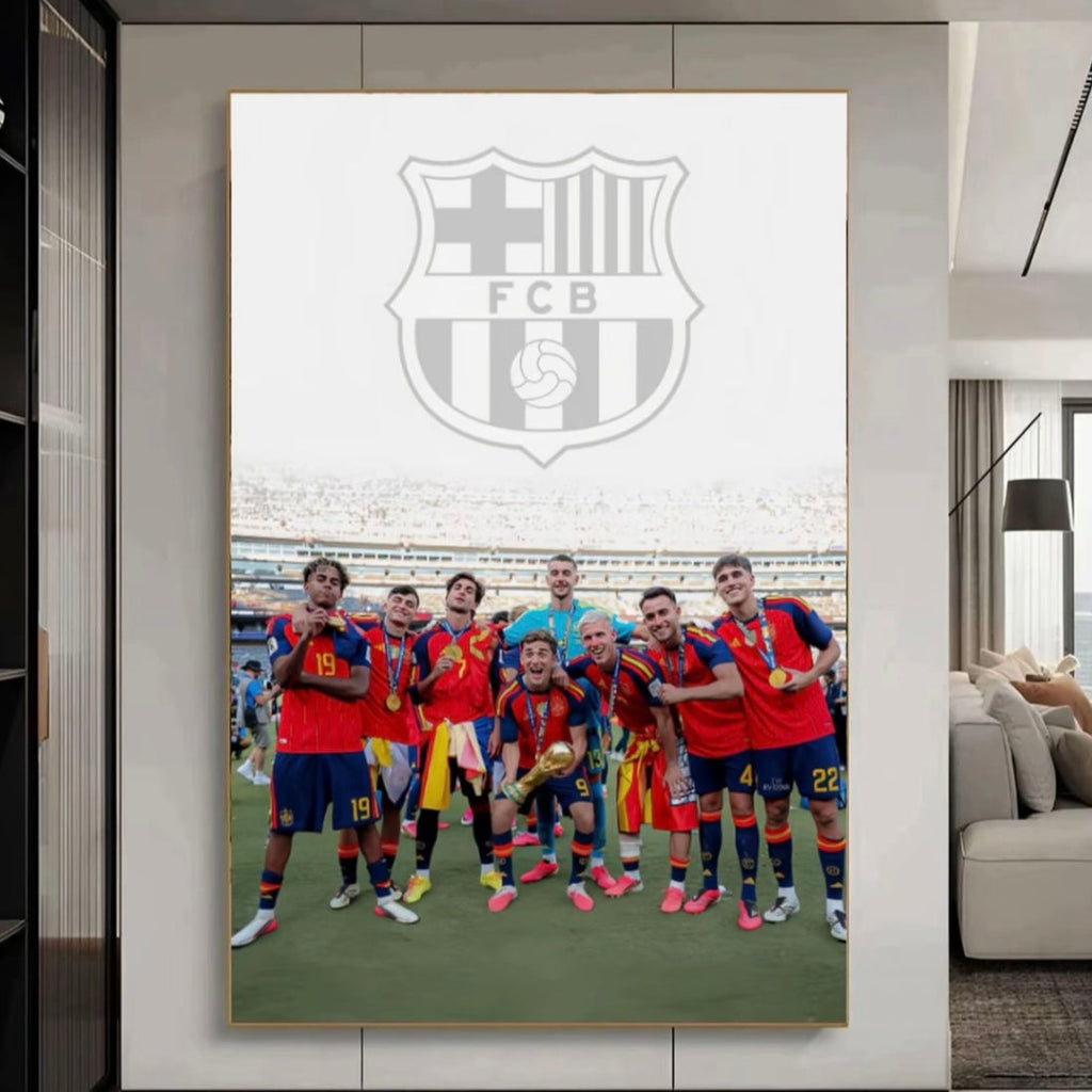Spain 2026 World Cup Champions Wall Art