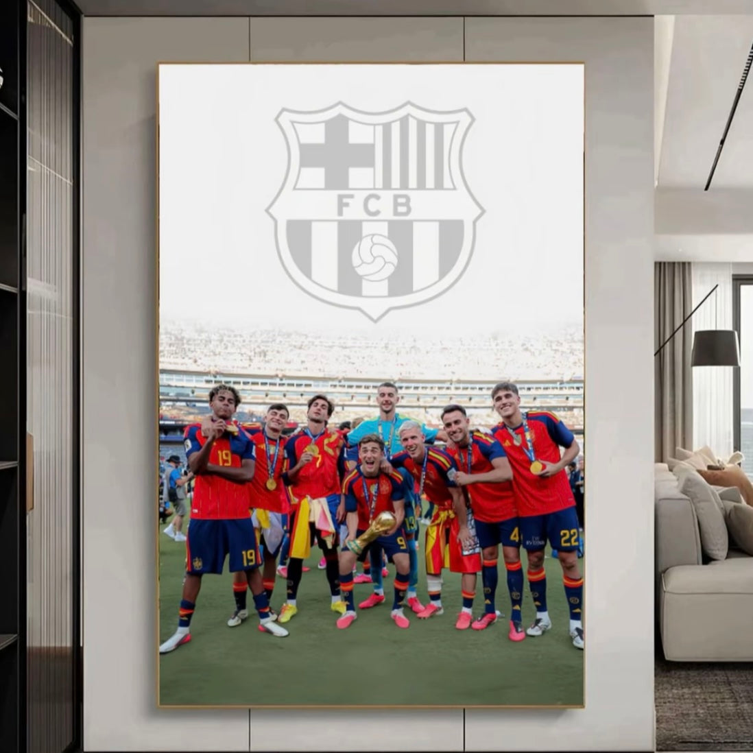 Spain 2026 World Cup Champions Wall Art