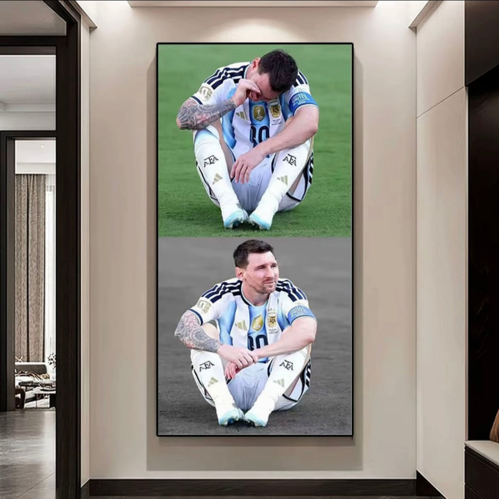 Lionel Messi Argentina No. 10 Jersey Wall Art