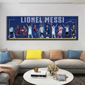 Lionel Messi Career Evolution Wall Art