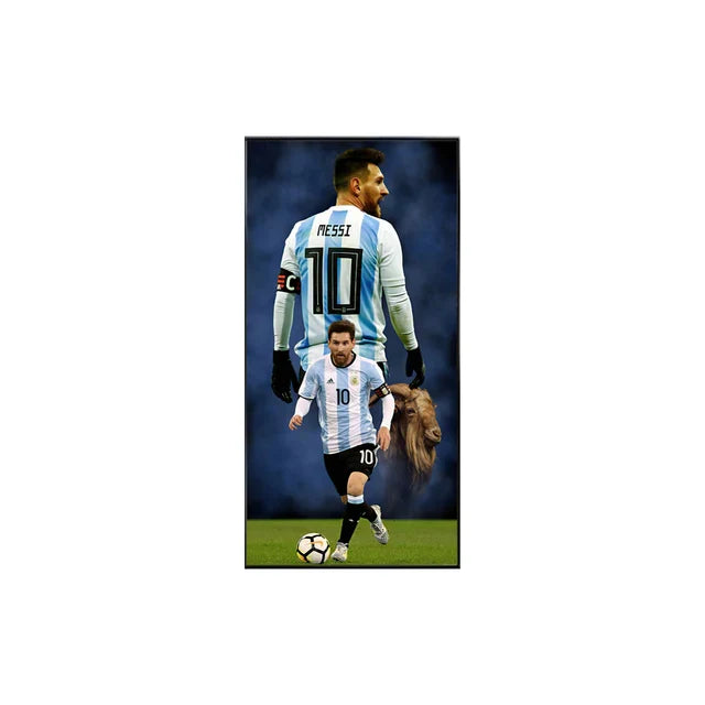 Lionel Messi GOAT Argentina Wall Art