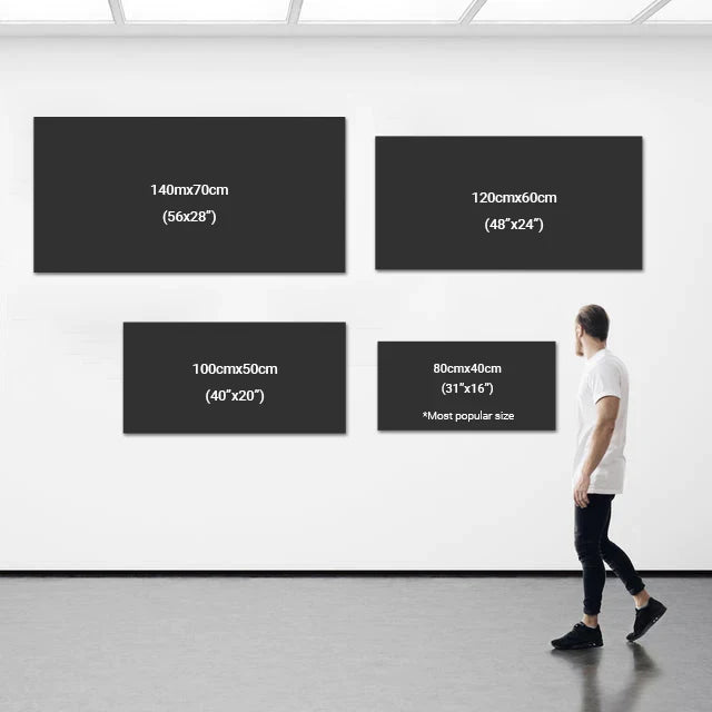 Football All-Stars — Horizontal 2:1 Wall Art, Series B