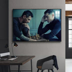 Lionel Messi & Cristiano Ronaldo — Horizontal 3:2 Wall Art