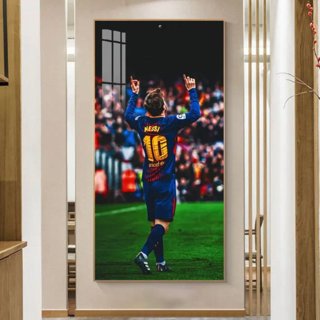 Lionel Messi Barcelona Career Highlights Wall Art