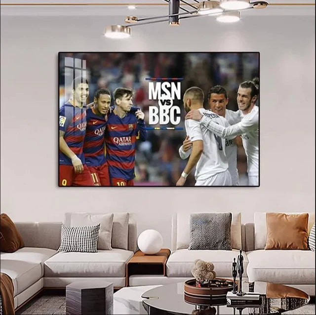 MSN vs BBC — Horizontal 3:2 Wall Art, Series B