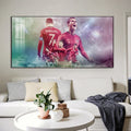 Cristiano Ronaldo GOAT Wall Art