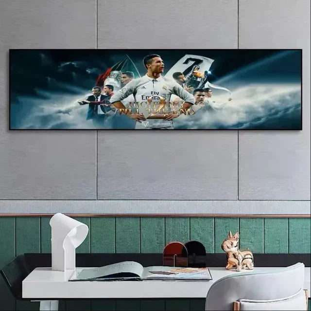 Cristiano Ronaldo Career Tribute — Portugal & Real Madrid Wall Art
