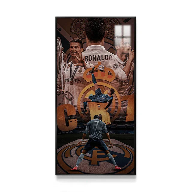 Cristiano Ronaldo CR7 Real Madrid Football Wall Art