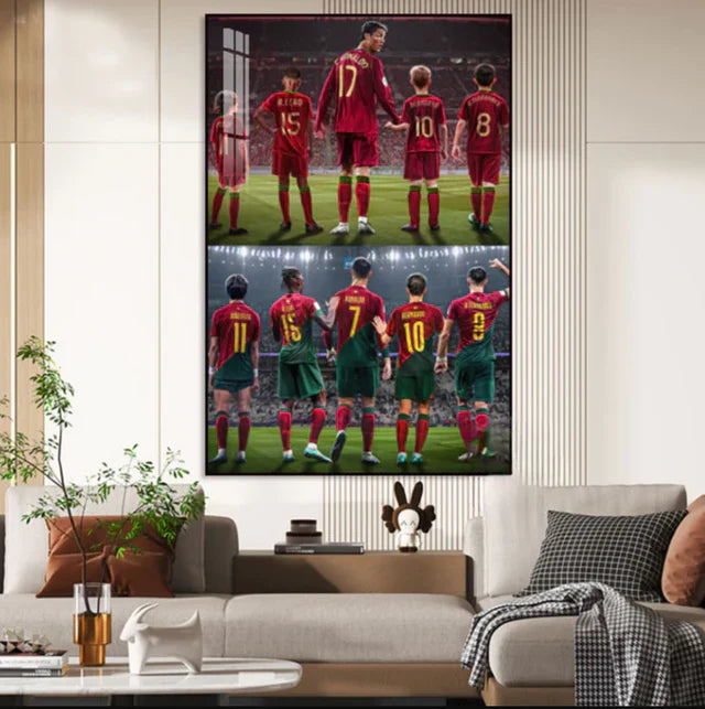 Cristiano Ronaldo Career Memories Wall Art